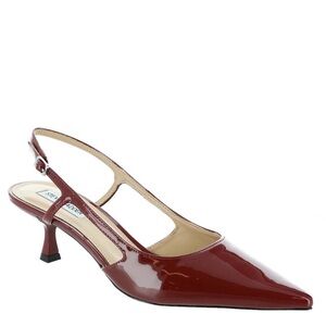 Steve Madden Burgundy Slingback Kitten Heels